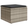 Garden sofa set and cushions 5 pieces light gray synthetic rattan by , Modular outdoor sofas - Ref: Foro24-3222491, Price: 32...