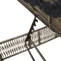 Liegestuhl mit synthetischem Rattan und grauem Kissen von , Liegen - Ref: Foro24-4002739, Preis: 143,24 €, Rabatt: %