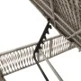 Sun loungers with small table, 2 units, light gray synthetic rattan by , Loungers - Ref: Foro24-4002751, Price: 274,85 €, Dis...