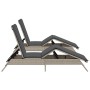 Liegestühle mit Kissen, 2 Stück, aus hellem grauem Kunststoff-Rattan. von , Liegen - Ref: Foro24-3261583, Preis: 286,61 €, Ra...