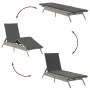 Sun loungers with cushions 2 units light gray synthetic rattan by , Loungers - Ref: Foro24-3261583, Price: 281,37 €, Discount: %