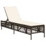 Sun loungers with cushions 2 units synthetic brown rattan by , Loungers - Ref: Foro24-3261597, Price: 278,20 €, Discount: %