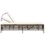 Sun loungers with cushions 2 units synthetic brown rattan by , Loungers - Ref: Foro24-3261597, Price: 283,42 €, Discount: %