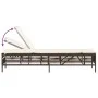 Sun loungers with cushions 2 units synthetic brown rattan by , Loungers - Ref: Foro24-3261597, Price: 278,20 €, Discount: %