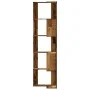 Corner shelf 5 levels aged wood 50x50x179 cm by , Bookcases and shelves - Ref: Foro24-852589, Price: 81,32 €, Discount: %