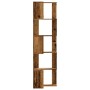 Corner shelf 5 levels aged wood 50x50x179 cm by , Bookcases and shelves - Ref: Foro24-852589, Price: 82,73 €, Discount: %