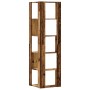 Corner shelf 5 levels aged wood 50x50x179 cm by , Bookcases and shelves - Ref: Foro24-852589, Price: 82,73 €, Discount: %