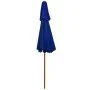 Zweistöckiger blauer Stockschirm aus Holz, 270 cm von vidaXL, Sonnenschirme - Ref: Foro24-313767, Preis: 92,37 €, Rabatt: %