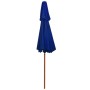 Zweistöckiger blauer Stockschirm aus Holz, 270 cm von vidaXL, Sonnenschirme - Ref: Foro24-313767, Preis: 94,13 €, Rabatt: %