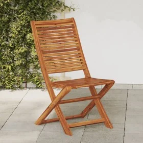 Folding garden chairs, 2 units, solid acacia wood by , Garden chairs - Ref: Foro24-367696, Price: 120,24 €, Discount: %