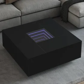 Mittelkonsole mit LED Infinity schwarz 100x100x40 cm von , Couchtisch - Ref: Foro24-3284043, Preis: 230,13 €, Rabatt: %