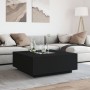 Black LED coffee table Infinity 100x100x40 cm by , Coffee table - Ref: Foro24-3284043, Price: 233,99 €, Discount: %
