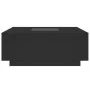 Mesa de centro con LED Infinity negra 100x100x40 cm de , Mesas de centro - Ref: Foro24-3284043, Precio: 230,11 €, Descuento: %