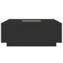 Black LED coffee table Infinity 100x100x40 cm by , Coffee table - Ref: Foro24-3284043, Price: 233,99 €, Discount: %