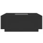 Mesa de centro con LED Infinity negra 100x100x40 cm de , Mesas de centro - Ref: Foro24-3284043, Precio: 230,11 €, Descuento: %