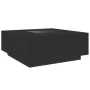 Mesa de centro con LED Infinity negra 100x100x40 cm de , Mesas de centro - Ref: Foro24-3284043, Precio: 230,11 €, Descuento: %