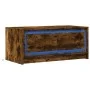 LED light coffee table made of smoked oak engineered wood by , Coffee table - Ref: Foro24-851988, Price: 91,94 €, Discount: %