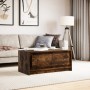LED light coffee table made of smoked oak engineered wood by , Coffee table - Ref: Foro24-851988, Price: 93,22 €, Discount: %