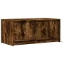 LED light coffee table made of smoked oak engineered wood by , Coffee table - Ref: Foro24-851988, Price: 91,94 €, Discount: %