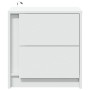 Nachttisch mit LED-Lichtern aus weißem Holzwerkstoff von , Nachttische - Ref: Foro24-852047, Preis: 53,93 €, Rabatt: %