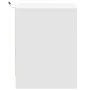 Bedside table with white engineered wood and LED lights by , Nightstands - Ref: Foro24-852047, Price: 53,25 €, Discount: %