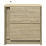 Nachttisch mit LED-Lichtern aus Eichenholz in Sonoma-Eiche-Optik. von , Nachttische - Ref: Foro24-852051, Preis: 47,20 €, Rab...