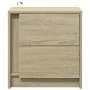 Nachttisch mit LED-Lichtern aus Eichenholz in Sonoma-Eiche-Optik. von , Nachttische - Ref: Foro24-852051, Preis: 45,33 €, Rab...