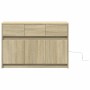 Mueble de TV LED madera de ingeniería roble Sonoma 91x34x61 cm de , Muebles TV - Ref: Foro24-852182, Precio: 100,61 €