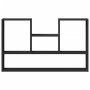 Engineered wood black wall shelf 99x15x60 cm by , Shelves and shelves - Ref: Foro24-853237, Price: 41,25 €, Discount: %