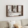 Estantería de pared madera ingeniería marrón roble 99x15x60 cm de , Estantes y estanterías - Ref: Foro24-853242, Precio: 44,9...