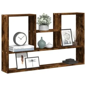 Wandregal aus geräucherter Eichen-Ingenieurholz 99x15x60 cm von , Regale und Regale - Ref: Foro24-853240, Preis: 46,28 €, Rab...