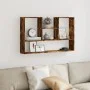 Wandregal aus geräucherter Eichen-Ingenieurholz 99x15x60 cm von , Regale und Regale - Ref: Foro24-853240, Preis: 46,28 €, Rab...