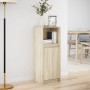 Sideboard with LED lights, engineered wood in Sonoma oak, 38x34x100 cm. by , Sideboards - Ref: Foro24-852168, Price: 58,14 €,...