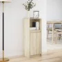 Sideboard with LED lights, engineered wood in Sonoma oak, 38x34x100 cm. by , Sideboards - Ref: Foro24-852168, Price: 57,39 €,...