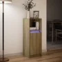 Sideboard with LED lights, engineered wood in Sonoma oak, 38x34x100 cm. by , Sideboards - Ref: Foro24-852168, Price: 57,39 €,...