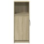 Sideboard mit LED-Beleuchtung aus Eichenholz in Sonoma-Optik, 38x34x100 cm. von , Sideboards - Ref: Foro24-852168, Preis: 58,...