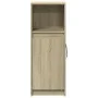 Sideboard with LED lights, engineered wood in Sonoma oak, 38x34x100 cm. by , Sideboards - Ref: Foro24-852168, Price: 57,39 €,...