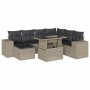 Set de sofás de jardín 8 pzas y cojines ratán sintético gris de , Conjuntos de jardín - Ref: Foro24-3269332, Precio: 606,49 €...