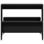 3-piece dining table and bench set, engineered wood, black by , Furniture sets for kitchens and dining rooms - Ref: Foro24-85...