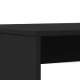3-piece dining table and bench set, engineered wood, black by , Furniture sets for kitchens and dining rooms - Ref: Foro24-85...