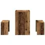 Dining table and benches 3 pieces aged engineered wood by , Furniture sets for kitchens and dining rooms - Ref: Foro24-855538...