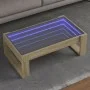 Coffee table with Infinity LED Sonoma oak 90x53x30 cm by , Coffee table - Ref: Foro24-847639, Price: 98,62 €, Discount: %