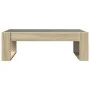 Coffee table with Infinity LED Sonoma oak 90x53x30 cm by , Coffee table - Ref: Foro24-847639, Price: 98,62 €, Discount: %