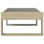 Coffee table with Infinity LED Sonoma oak 90x53x30 cm by , Coffee table - Ref: Foro24-847639, Price: 98,62 €, Discount: %