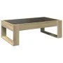 Coffee table with Infinity LED Sonoma oak 90x53x30 cm by , Coffee table - Ref: Foro24-847639, Price: 98,62 €, Discount: %