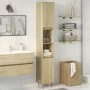 Bathroom cabinet in oak Sonoma plywood, 30x30x190 cm. by , Bathroom furniture - Ref: Foro24-849668, Price: 81,54 €, Discount: %
