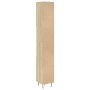 Armario de baño madera contrachapada roble Sonoma 30x30x190 cm de , Muebles de baño - Ref: Foro24-849668, Precio: 85,75 €, De...