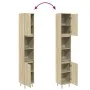 Bathroom cabinet in oak Sonoma plywood, 30x30x190 cm. by , Bathroom furniture - Ref: Foro24-849668, Price: 81,54 €, Discount: %