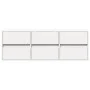 Wand-TV-Möbel mit LED-Lichtern, weiß, 130x31x45 cm. von , TV-Möbel - Ref: Foro24-852299, Preis: 95,53 €, Rabatt: %