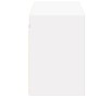 Wand-TV-Möbel mit LED-Lichtern, weiß, 130x31x45 cm. von , TV-Möbel - Ref: Foro24-852299, Preis: 96,74 €, Rabatt: %